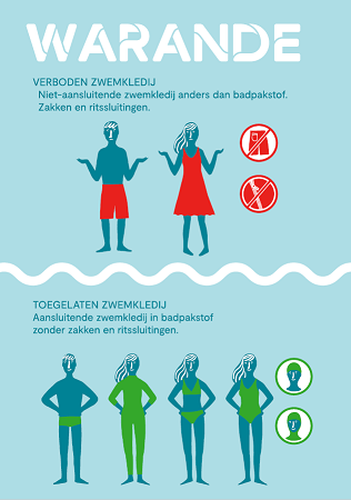 toegelaten zwemkledij