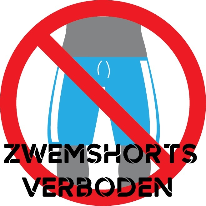 Zwemshorts verboden